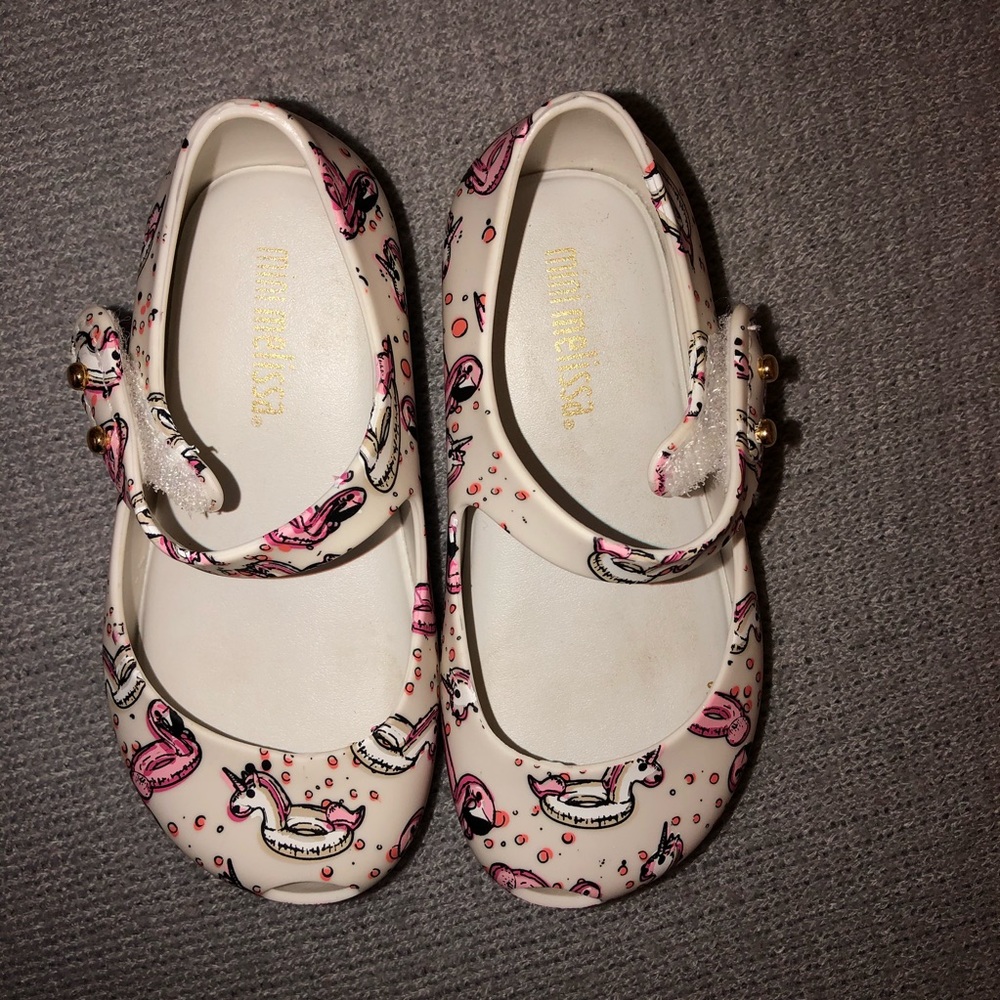 New Mini Melissa Flamingo Unicorn Float Mary Janes